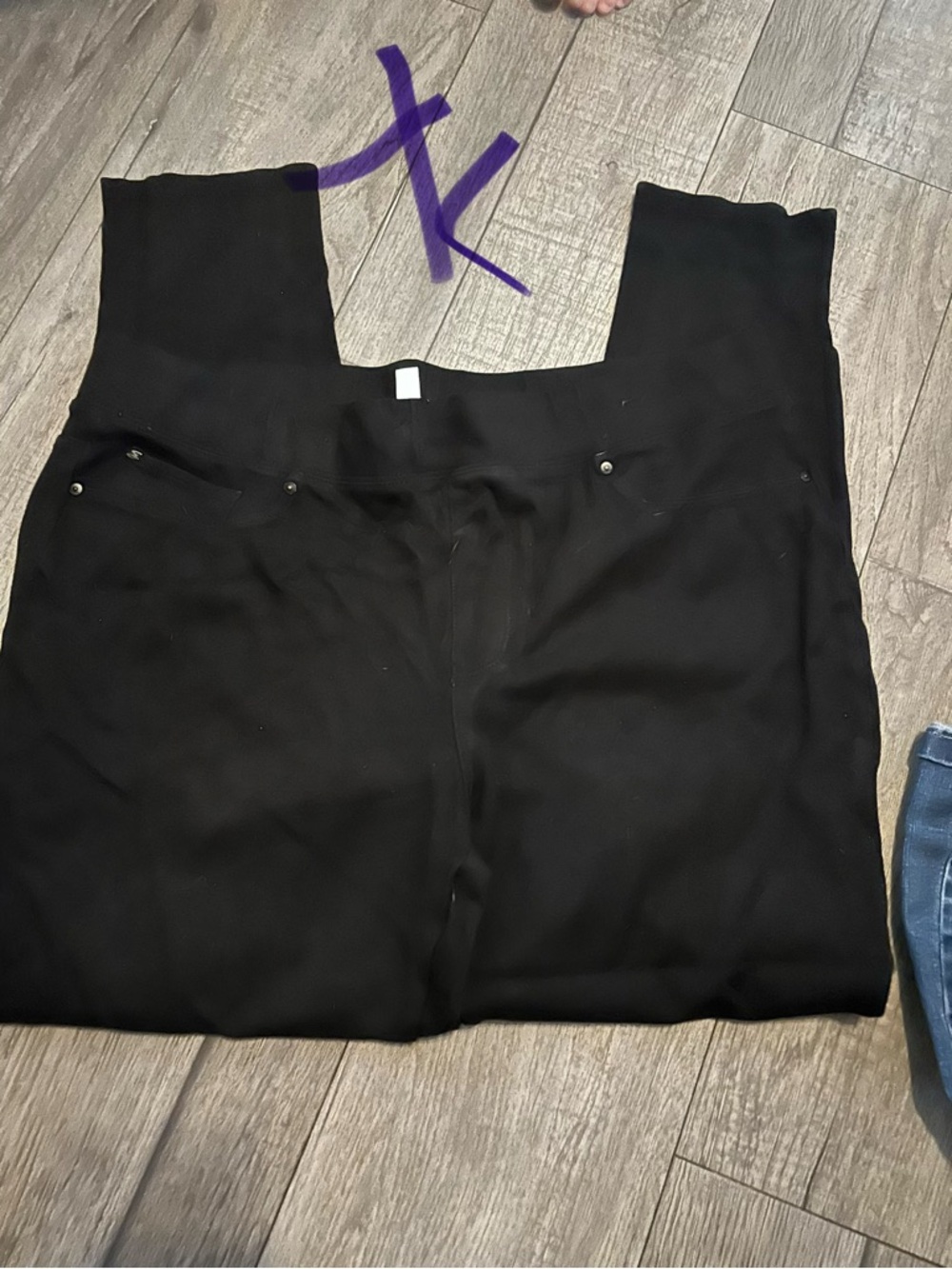 Black Stretch Ponte Pants